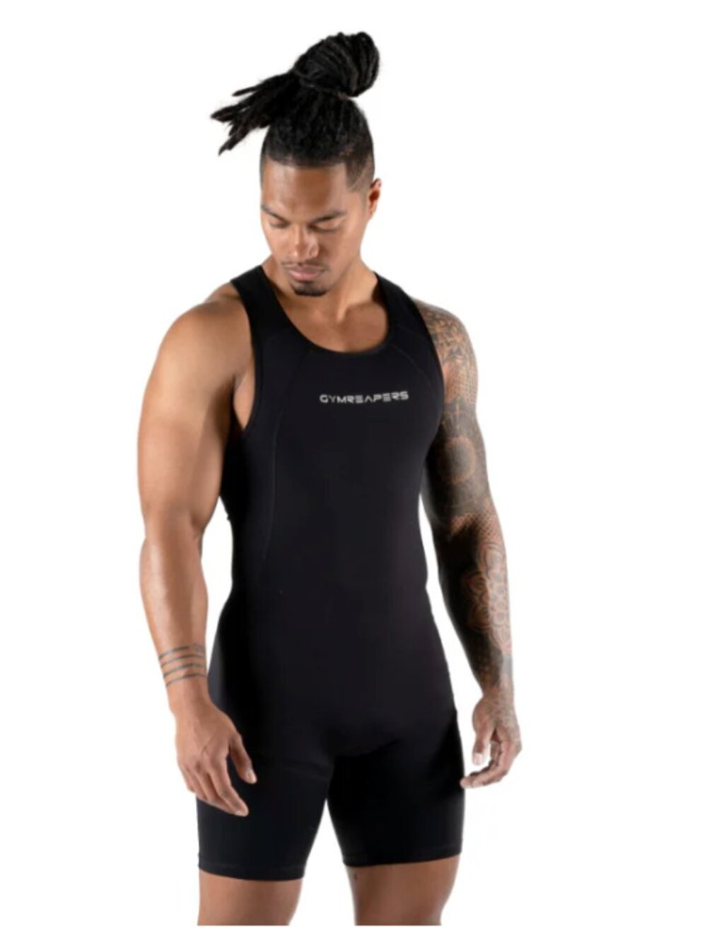 Gymreapers Apex Weightlifting Singlet - Black (IPF Approved) Medium
